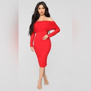 Fashion Nova Take me on a Dinner Date Dress Medium